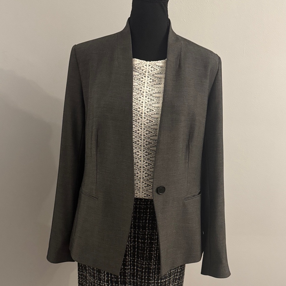 Ann Taylor Charcoal Blazer